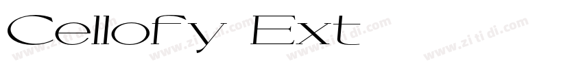 Cellofy Ext字体转换